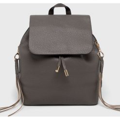 Answear - Plecak. Szare plecaki damskie ANSWEAR, bez wzorów, ze skóry ekologicznej, eleganckie. Za 99,90 zł.