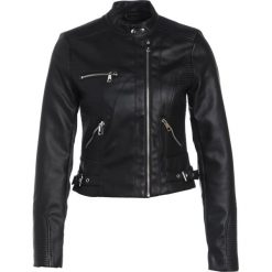 Bomberki damskie: Vero Moda VMCALANDRA Kurtka ze skóry ekologicznej black beauty