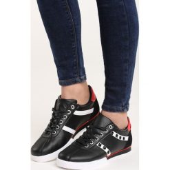Czarne Buty Sportowe Story Goes. Czarne buty sportowe damskie Born2be, z aplikacjami, sportowe. Za 49,99 zł.