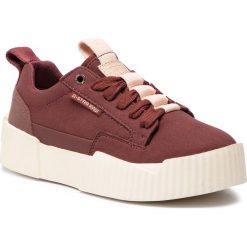 Sneakersy G-STAR RAW - Rackam D12728-A600-6485 Dk Bordeaux. Czerwone półbuty damskie G-Star RAW, ze skóry ekologicznej. W wyprzedaży za 279,00 zł.
