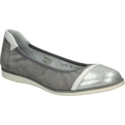 BALERINY NESSI 78206. Czarne baleriny damskie marki Nessi, z materiału, na obcasie. Za 169,99 zł.