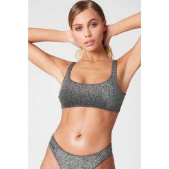 NA-KD Swimwear Góra bikini Sparkle Sporty - Silver. Szare bikini NA-KD Swimwear. Za 100,95 zł.