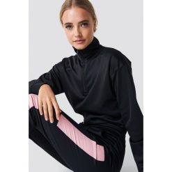 Bluzy damskie: NA-KD Trend Bluza z suwakiem – Black