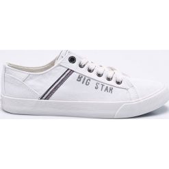 Big Star - Tenisówki. Białe tenisówki męskie marki BIG STAR, z gumy, na sznurówki. W wyprzedaży za 69,90 zł.