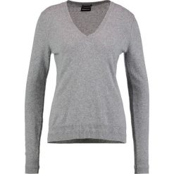Swetry klasyczne damskie: Sisley V NECK Sweter dark grey