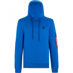 Bluza w kolorze niebieskim. Niebieskie bluzy męskie marki Jimmy Sanders, m. W wyprzedaży za 129,95 zł.