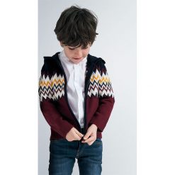 Mayoral - Kardigan dziecięcy 92-134 cm. Brązowe swetry chłopięce Mayoral, bez wzorów, z dzianiny, z kapturem. Za 131,90 zł.