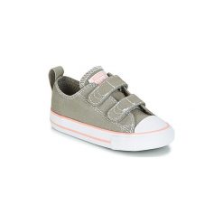 Buty Dziecko Converse Chuck Taylor All Star V Ox Seasonal Color. Szare trampki dziewczęce Converse, bez wzorów, bez zapięcia. Za 143,20 zł.