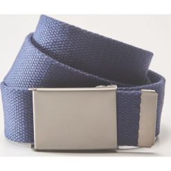 Pasek parciany basic - Granatowy. Niebieskie paski męskie House, w paski. Za 25,99 zł.
