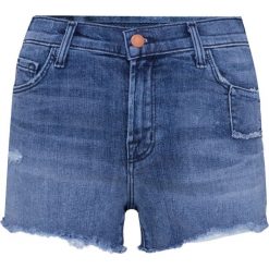 Szorty J BRAND 1044T152RAW. Niebieskie szorty damskie J Brand, na lato, bez wzorów, z bawełny, wakacyjne. W wyprzedaży za 405,00 zł.