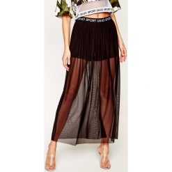 Spódnica plisowana Liu Jo Sport TA0169 J9223. Żółte spódniczki damskie Liu Jo Sport, xs, bez wzorów, z elastanu, sportowe, maxi, sportowe. Za 369,00 zł.