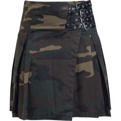 Black Premium by EMP Highland Farewell Spódnica kamuflaż. Czarne spódniczki damskie marki Black Premium by EMP, l, bez wzorów. Za 224,90 zł.