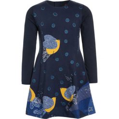 Sukienki dziewczęce z falbanami: Catimini GRAPHIC CITY PANNEAUX Sukienka z dżerseju dark blue