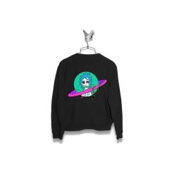 Bluza Planeta Rick Damska. Czarne bluzy damskie marki Failfake, xs, bez wzorów, bez rękawów, bez kaptura. Za 160,00 zł.