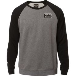 FOX bluza męska Resin Crew Fleece XL szara. Szare bluzy męskie FOX, xl, bez wzorów, z kontrastowym kołnierzykiem, bez rękawów, bez kaptura. Za 233,00 zł.