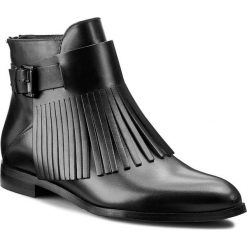 Botki GINO ROSSI - Alba DBG727-F36-E100-9900-F 99. Czarne botki damskie na obcasie marki Gino Rossi, z materiału. W wyprzedaży za 319,00 zł.