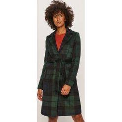 Vero Moda - Płaszcz. Zielone kurtki damskie s, z poliesteru, klasyczne. W wyprzedaży za 219,90 zł.