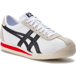Sneakersy ONITSUKA TIGER - Corsair 1183A357 White/Black 100. Białe sneakersy damskie Onitsuka Tiger, ze skóry. W wyprzedaży za 239,00 zł.