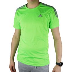 Adidas Rsp Ss T M Tee M62287 t-shirt męskie zielone S. Zielone t-shirty męskie Adidas, s, z nadrukiem, z poliesteru, sportowe, bez kołnierzyka, krótkie. W wyprzedaży za 79,99 zł.