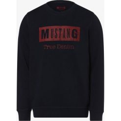 Mustang - Męska bluza nierozpinana, niebieski. Niebieskie bluzy męskie Mustang, s, z nadrukiem, eleganckie. Za 179,95 zł.