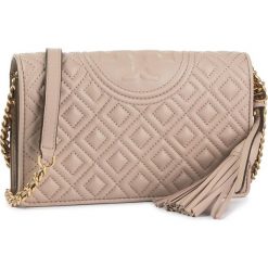 Torebka TORY BURCH - 50263 Light Taupe 268. Brązowe torebki klasyczne damskie Tory Burch, bez wzorów, ze skóry, wizytowe, bez dodatków. Za 1439,00 zł.