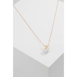 Naszyjniki damskie: Whistles SPHERE NECKLACE Naszyjnik white/goldcoloured