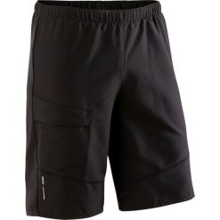 Szorty Na Rower Mtb St 100 Męskie. Czarne spodenki i szorty męskie ROCKRIDER, m, bez wzorów, z elastanu. Za 39,99 zł.