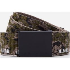 Pasek camo z napisem - Khaki. Brązowe paski męskie House, w paski. W wyprzedaży za 19,99 zł.