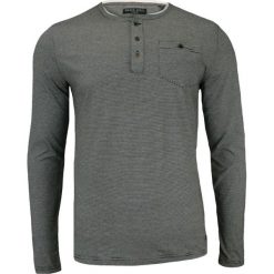 Rozpinany T-Shirt z Długim Rękawem, Longsleeve - Brave Soul, Męski TSBRSAW17RAMOTHblack. Koszulki męskie Brave Soul, m, bez wzorów, z bawełny, casualowe, bez kołnierzyka, długie. Za 49,00 zł.