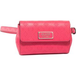 Saszetka nerka GUESS - Logo Love (SG) Mini HWSG76 62800 HIB. Różowe nerki damskie Guess, z aplikacjami, ze skóry ekologicznej, młodzieżowe, bez dodatków. W wyprzedaży za 279,00 zł.
