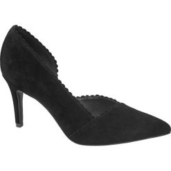 Szpilki damskie 5th Avenue czarne. Czarne szpilki marki 5th Avenue, bez wzorów, ze skóry, bez obcasa, na obcasie, bez zapięcia. Za 159,90 zł.