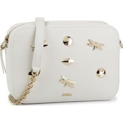 Torebka FURLA - Brava Zafirro 1045175 B BZU8 O42 Chalko. Białe listonoszki damskie Furla, bez wzorów, ze skóry, bez dodatków. Za 1329,00 zł.