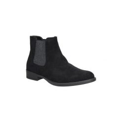 Buty zimowe damskie: Kozaki Sergio Leone Czarne sztyblety wiosenne BT301-01X
