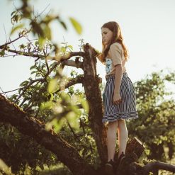 Spódniczki dziewczęce: Spódnica z falbaną w paski