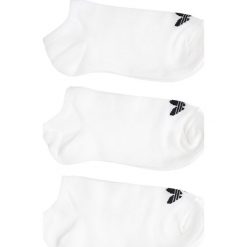 Adidas Originals - Skarpety TREFOIL LINER(3-pak). Białe skarpetki męskie adidas Originals, bez wzorów, z elastanu. Za 49,90 zł.