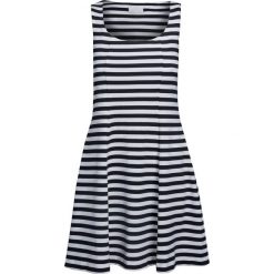 Sukienka CONTE OF FLORENCE SHANLEY STRIPES. Czarne sukienki dziewczęce Conte of Florence, w paski, z dzianiny, wakacyjne, bez rękawów, rozkloszowane. W wyprzedaży za 474,00 zł.