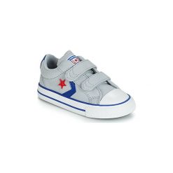Buty Dziecko Converse STAR PLAYER 2V CANVAS OX. Szare trampki dziewczęce Converse, bez wzorów, retro, bez zapięcia. Za 152,10 zł.