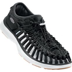 Keen Buty Uneek o2 W Black/Gold. Czarne sandały damskie marki Keen, bez wzorów, sportowe, bez obcasa, bez zapięcia. W wyprzedaży za 379,00 zł.