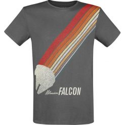 Star Wars Millenium Falcon T-Shirt ciemnoszary (Anthracite). Szare koszulki męskie Star Wars, l, z nadrukiem, retro, z okrągłym kołnierzem. Za 74,90 zł.