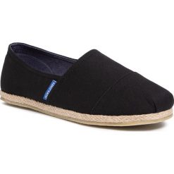 Espadryle JACK&JONES - Jfwespadrille Canvas 12169384 Anthracite. Czarne espadryle męskie Jack&Jones, bez wzorów, z tworzywa sztucznego. Za 109,00 zł.