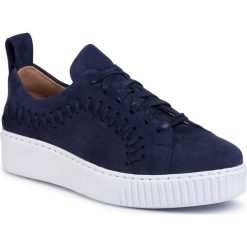 Sneakersy GINO ROSSI - Kin DPK099-883-0760-0723-0 58. Niebieskie półbuty damskie Gino Rossi, ze skóry. W wyprzedaży za 319,99 zł.