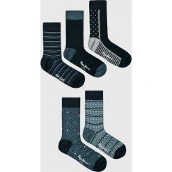 Pepe Jeans - Skarpety Andrew (5-pack). Niebieskie skarpetki męskie marki Pepe Jeans, z bawełny. Za 119,90 zł.