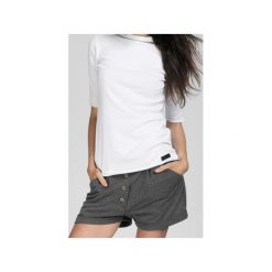WHITE TURTLENECK. Białe bluzki damskie Unknown style, xl, bez wzorów, z bawełny, z golfem, bez rękawów. Za 280,00 zł.