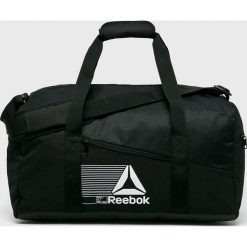Reebok - Torba. Czarne torby sportowe męskie marki Reebok, z poliesteru, sportowe, na ramię, małe. Za 139,90 zł.