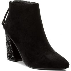 Botki ALMA EN PENA - I17050 Siena Black. Czarne botki damskie na obcasie marki Alma en Pena, z materiału. W wyprzedaży za 269,00 zł.