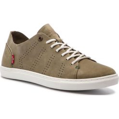 Sneakersy LEVI'S - 227811-1703-36 Regular Khaki. Zielone sneakersy męskie Levi's®, na co dzień, bez wzorów, ze skóry, bez zapięcia. Za 439,00 zł.