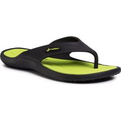 Japonki RIDER - Cape XIII Ad 82818 Black/Green 20534. Czarne klapki męskie Rider, bez wzorów, z tworzywa sztucznego. W wyprzedaży za 89,00 zł.