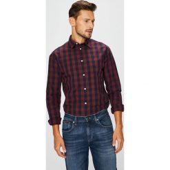 Jack & Jones - Koszula. Czarne koszule męskie na spinki Jack & Jones, m, w kratkę, z bawełny, z klasycznym kołnierzykiem, z długim rękawem. W wyprzedaży za 99,90 zł.