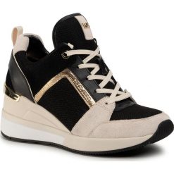 Sneakersy MICHAEL MICHAEL KORS - Georgie Trainer 43R9GEFS1S Lt Crm Multi. Czarne półbuty damskie MICHAEL Michael Kors, z zamszu. Za 749,00 zł.