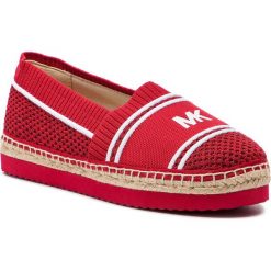 Espadryle MICHAEL MICHAEL KORS - Raya Espadrille 40R9RAFP1D Bright Red. Czerwone espadryle damskie MICHAEL Michael Kors, bez wzorów, ze skóry ekologicznej, bez obcasa, na płaskiej podeszwie. W wyprzedaży za 389,00 zł.